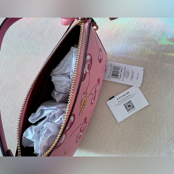 Coach Nolita 19 Cherry Print Shoulder Bag Sold Out Rare - Picture 3 of 3
